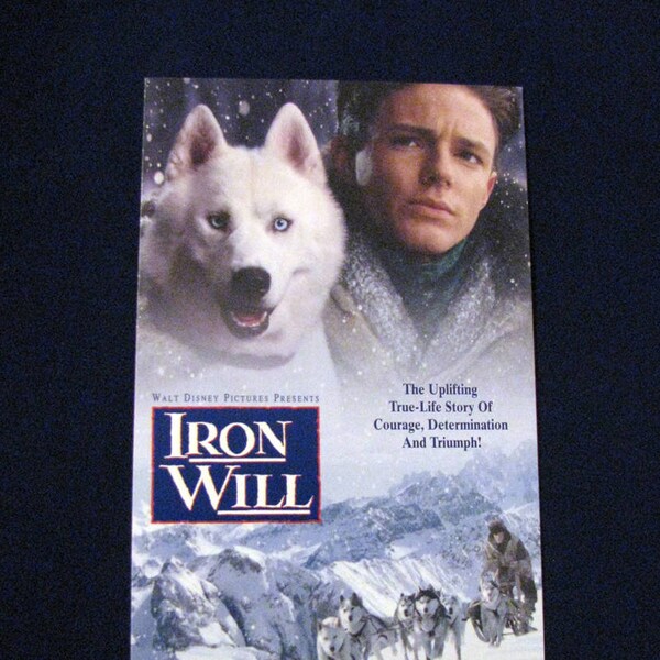 IRON WILL (1994) Journal Repurposed From Vhs Sleeve - Lined Or Unlined Paper - Unique Gift Idea