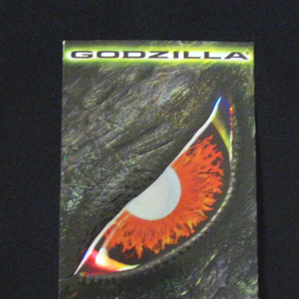 GODZILLA (1998) Journal Repurposed From VHS Sleeve - Lined Or Unlined Paper - Unique Gift Idea