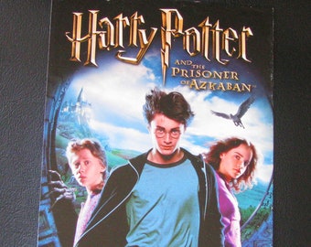 HARRY POTTER And The PRISONER Of Azkaban (2004) - Hergebruikte Vhs-hoes tot uniek notitieboek, kies gelinieerd of ongevoerd papier, geweldig cadeau-idee