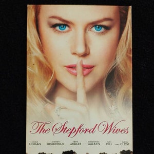 The STEPFORD WIVES (2004) - Repurposed Original Vhs Sleeve To Unique Journal, Lined Or Unlined Paper, Great Gift Idea!