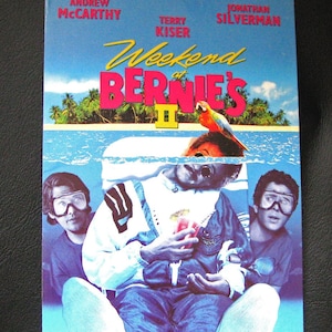 WEEKEND At BERNIE&#39;S II (1993) - Repurposed Vhs Sleeve To Unique Notebook, Choose Lined Or Unlined Paper, Great Gift Idea