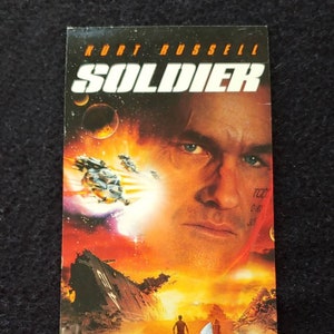 SOLDAT (1998) Wiederverwendbare Original VHS-Hülle für einzigartiges Journal, gezeichnetes oder unliniertes Papier, Skizzenbuch, tolle Geschenkidee
