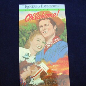 OKLAHOMA! (1955) Classic Musical - Repurposed Original Vhs Sleeve To Unique Journal, Lined Or Unlined Paper, Sketch Book, Planner, Gift Idea