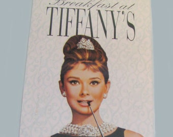BREAKFAST AT TIFFANY'S (1961) Repurposed Original Vhs Sleeve To Unique Journal, Choose Lined Or Unlined Paper, Sketch Book - Great Gift Idea