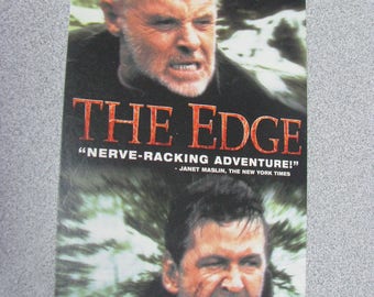 THE EDGE (1997) Capa de VHs original reaproveitada para diário exclusivo, papel pautado ou não, caderno de desenho, planejador - ótima ideia para presente