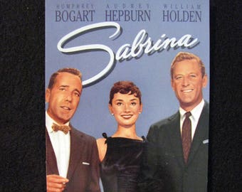 SABRINA (1954) - Repurposed Original VHS Sleeve To Unique Journal, Lined Or Unlined Paper - Great Gift Idea