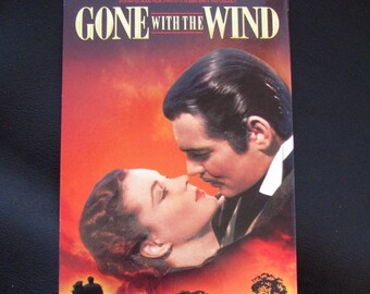 GONE WITH The WIND (1939) - Hergebruikte Vhs-hoes naar uniek dagboek, kies bekleed of ongevoerd papier, schetsboek, geweldig cadeau-idee