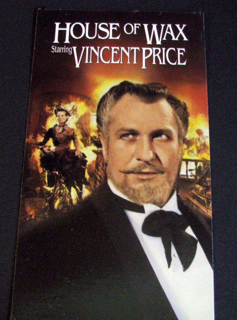 HOUSE of WAX Vincent Price 1953 RARE Repurposed Original Etsy