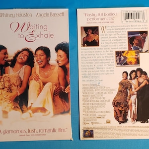 WAITING To EXHALE (1995) Repurposed Original Vhs Sleeve To Unique Journal, Lined Or Unlined Paper, Sketch Book, Planner, Great Gift Idea