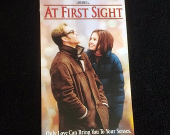 AT FIRST SIGHT (1999) Repurposed Original Vhs Sleeve To Unique Journal, Lined Or Unlined Paper, Sketch Book, Planner, Great Gift Idea