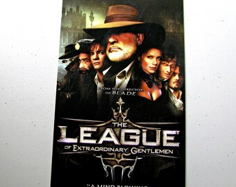 The LEAGUE Of EXTRAORDINARY GENTLEMEN (2003) - Repurposed Original Vhs Sleeve To Unique Journal, Lined Or Unlined Paper, Great Gift Idea!
