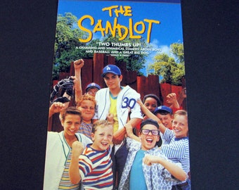 THE SANDLOT (1993) Repurposed Original VHS Sleeve To Unique Journal, Lined Or Unlined Paper, Sketch Book, Planner - Great Gift Idea