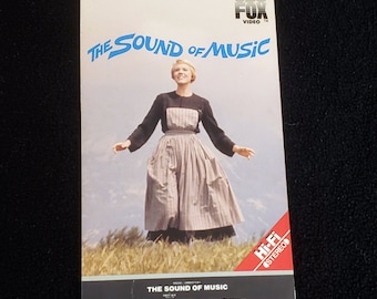 The SOUND OF MUSIC (1965) - Hergebruikte Vhs-hoes tot uniek notitieboekje, kies bekleed of ongevoerd papier, notitieboekje, dagboek, geweldig cadeau-idee