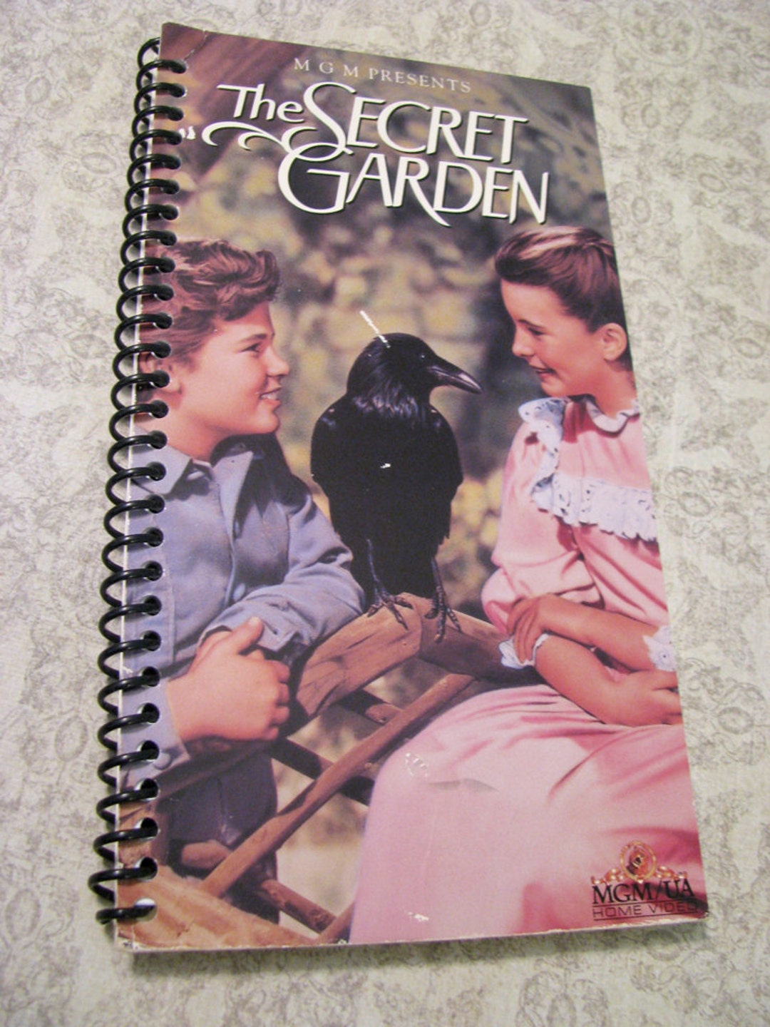 The SECRET GARDEN Repurposed Original Vhs Sleeve to Unique Journal ...