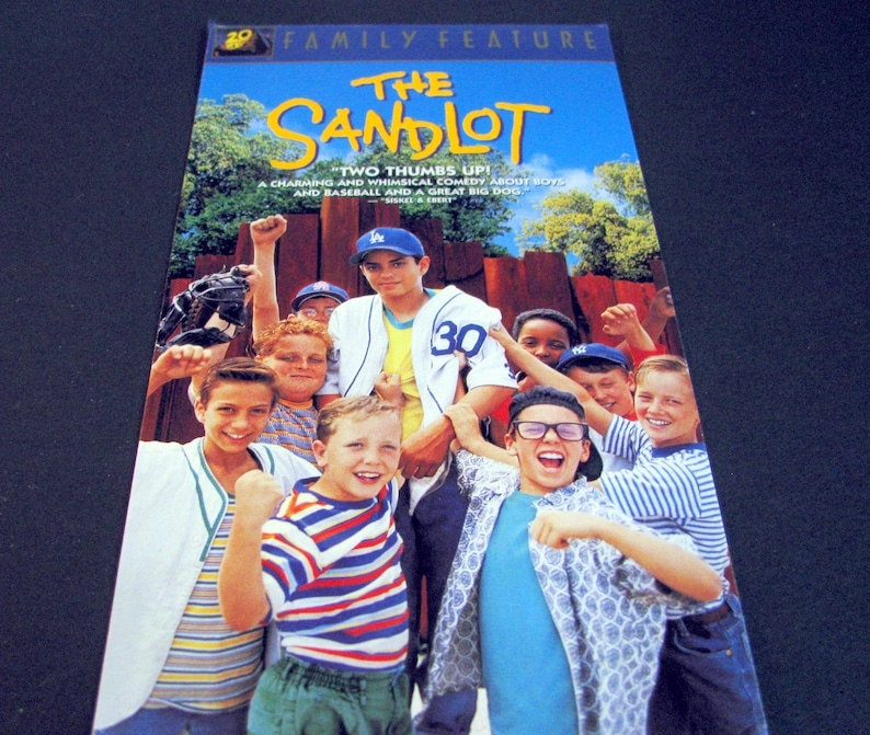 THE SANDLOT 1993 Hergebruikte originele VHS-hoes tot uniek dagboek, gelinieerd of ongevoerd papier, schetsboek, planner geweldig cadeau-idee afbeelding 4
