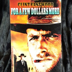Für EIN PAAR DOLLARS MORE (1965) - Wiederverwendete Original-VHS-Hülle für einzigartiges Journal, wählen Sie liniertes oder unliniertes Papier, Tagebuch, Geschenkidee