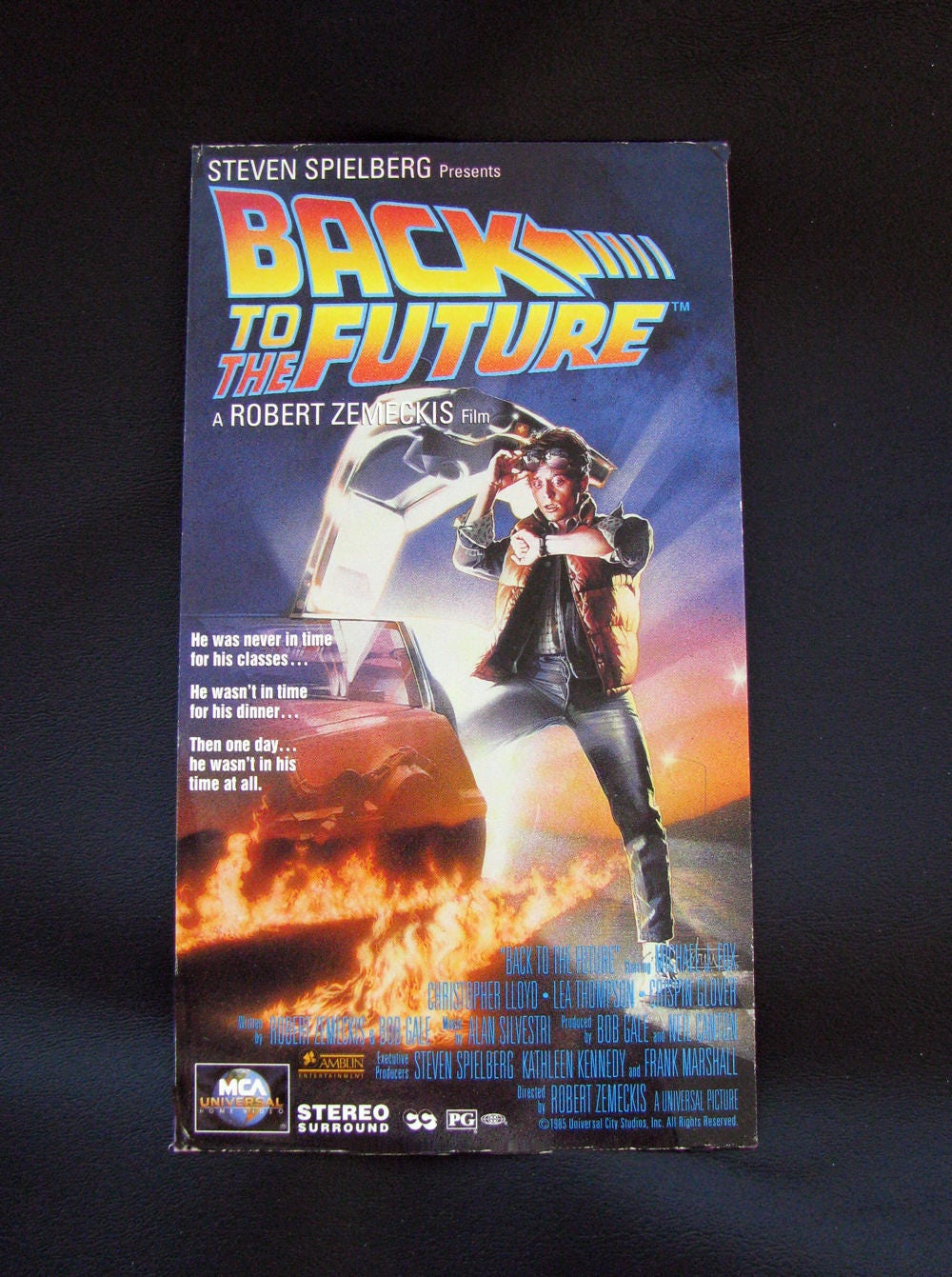 BACK to the FUTURE (1985) - Repurposed Original VHS Sleeve