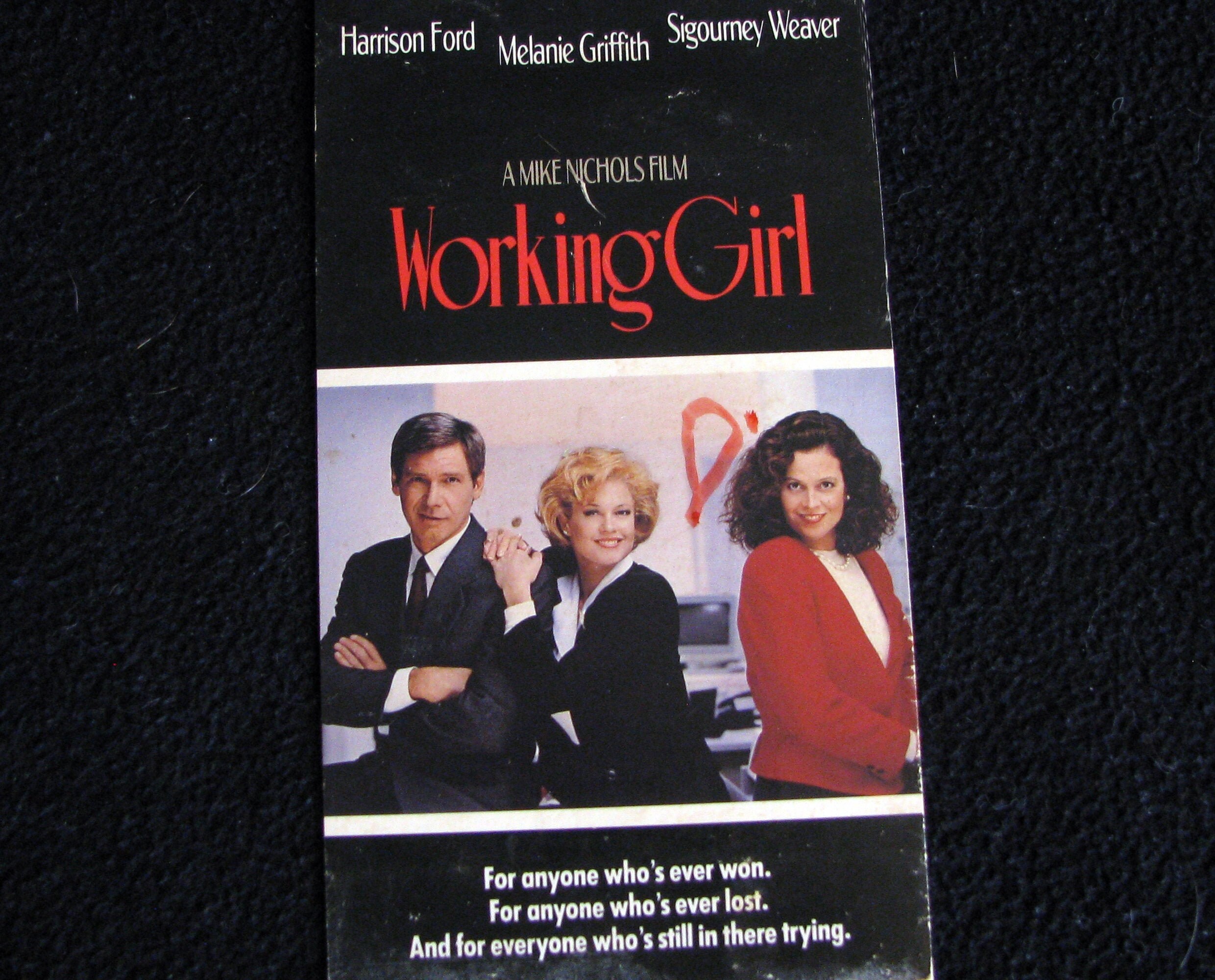 WORKING GIRL (1988) Repurposed Original VHs Sleeve To Unique Journal, Choose Lined Or Unlined Paper, Sketch Book - Great Gift Idea