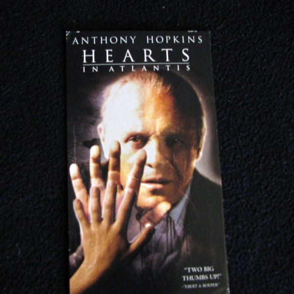 HEARTS In ATLANTIS (2001) Journal Repurposed From Vhs Sleeve - Lined Or Unlined Paper - Unique Gift Idea