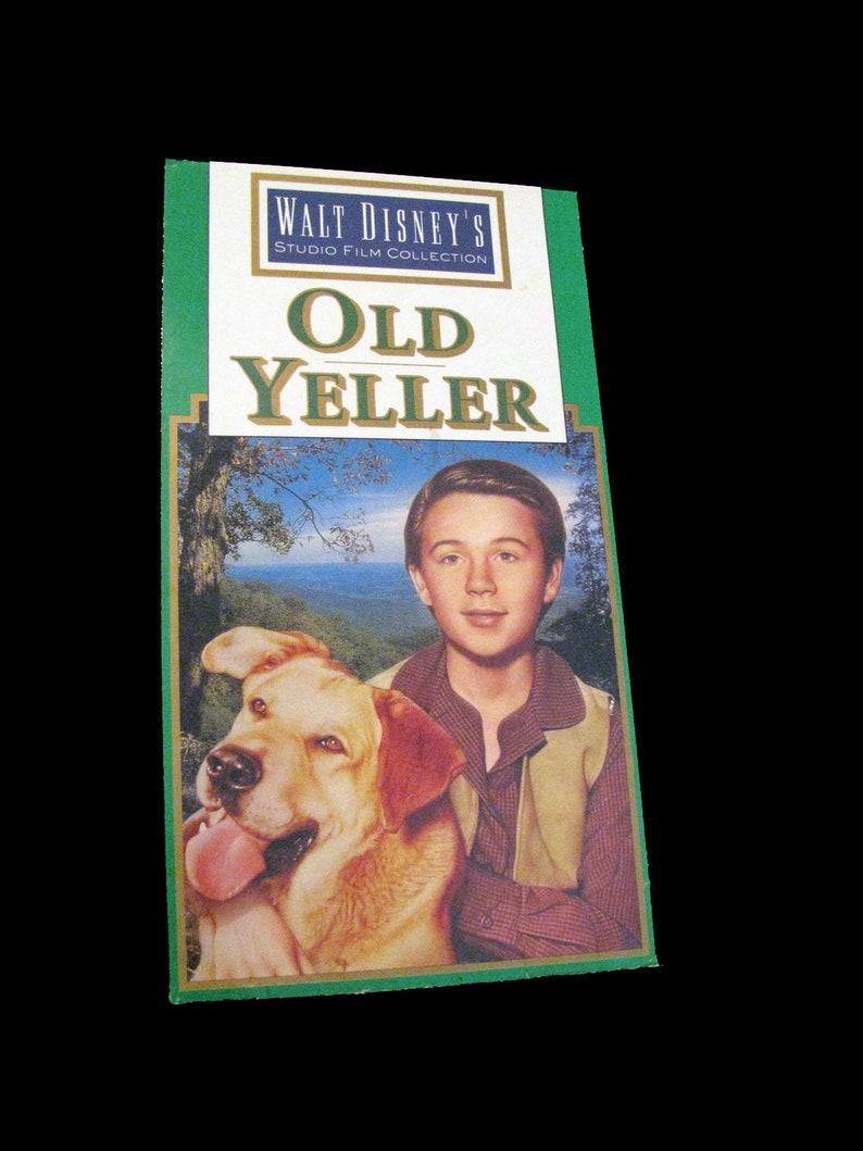 OLD YELLER 1957 Repurposed Original Vhs Sleeve To Unique image 0