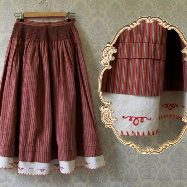 The Loveliest Folkloric Embroidered Dolly Kei Skirt