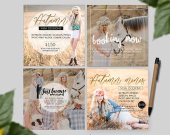 INSTANT DOWNLOAD - Photography Marketing board Photoshop template - MA257B