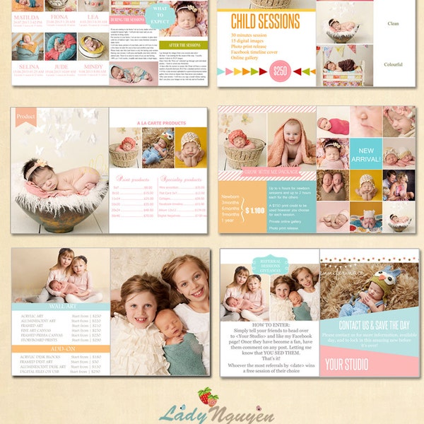 INSTANT DOWNLOAD - Newborn Photography Digital Magazine - M1