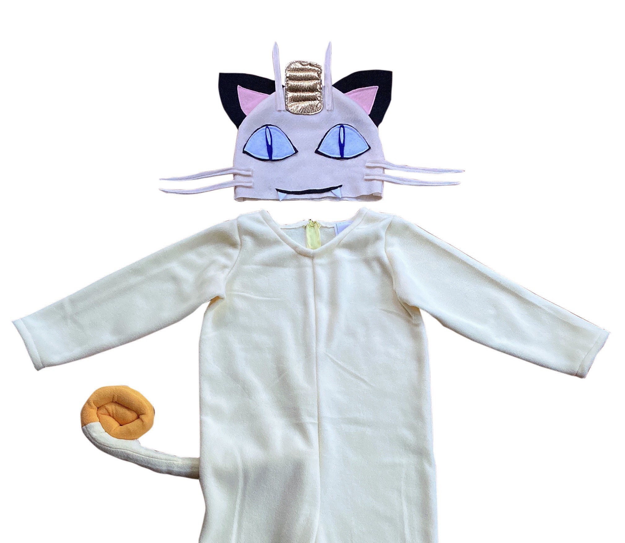 Pokemon Mewtwo Mew Two Costume Child Sizes 4to8 -  Hong Kong