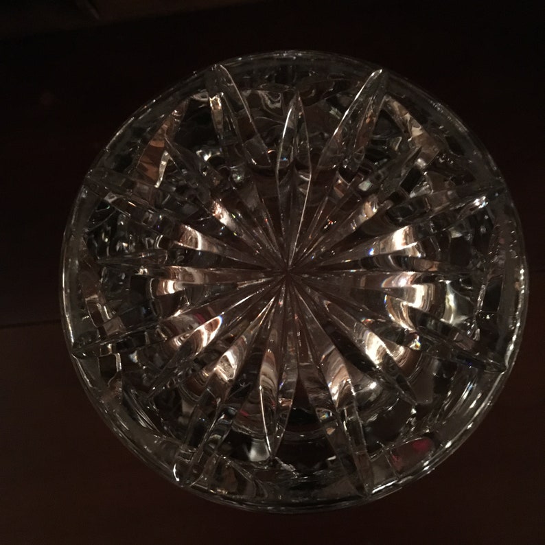 Lead Crystal Lead Crystal Vase Crystal Vase Wedding Etsy