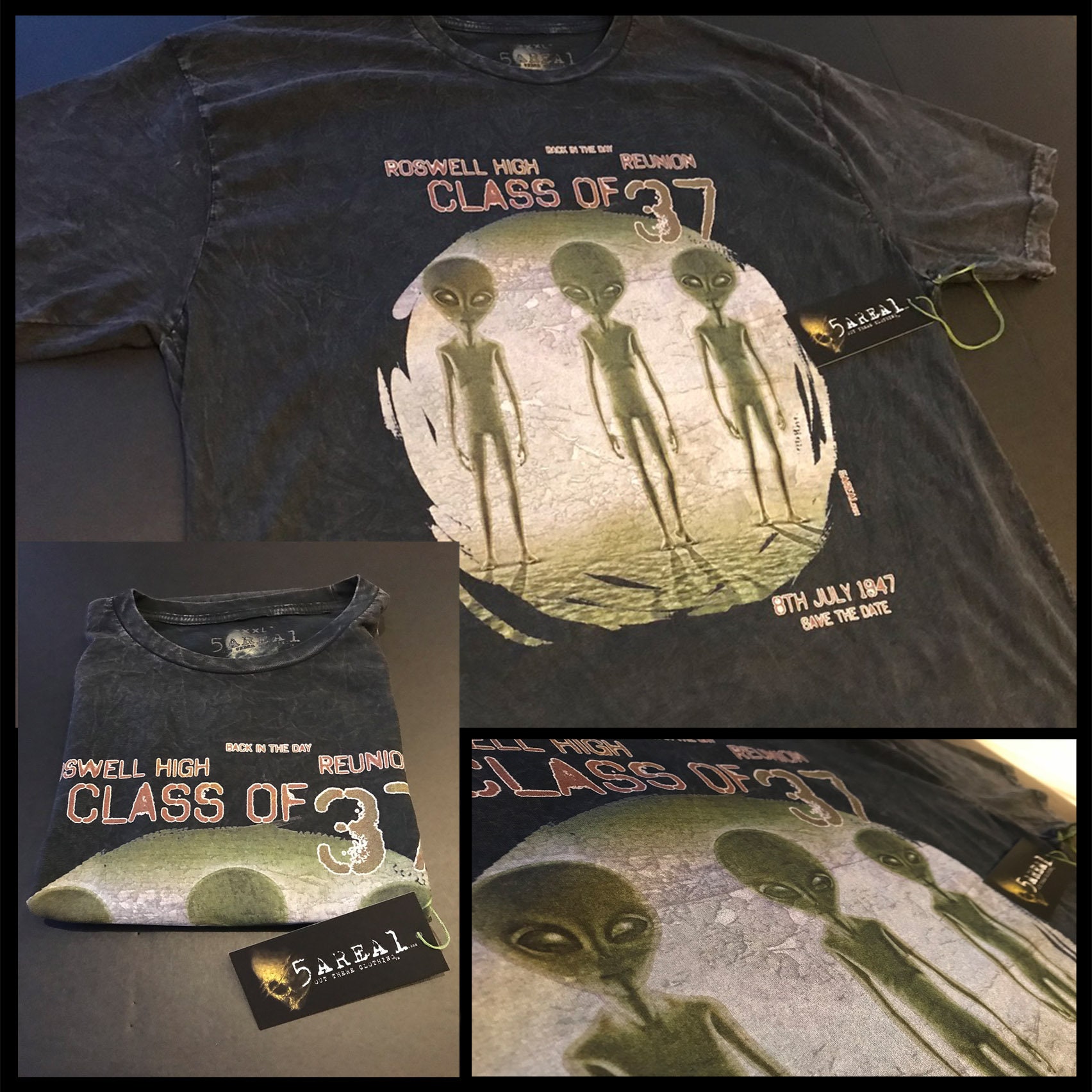Alien t shirt Class of 37 | Etsy