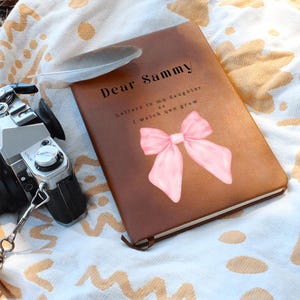 Cuaderno personalizado con nombre "Cartas a mi hija", regalo para mamá primeriza, diario personalizado para abuelos, libro de recuerdos para abuelas.