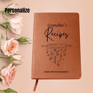 Personalized Recipe Book – Custom Family Cookbook Gift for Mom, Dad, Grandma, or Couple | Wedding, Engagement, or Anniversary Gift