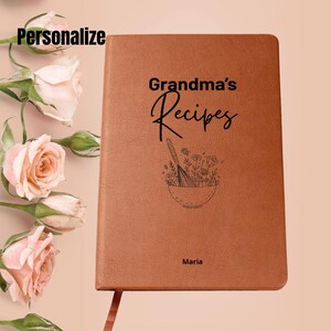 Personalized Recipe Book – Custom Family Cookbook Gift for Mom, Dad, Grandma, or Couple | Wedding, Engagement, or Anniversary Gift