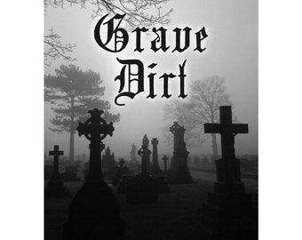 Grave Dirt Perfume Oil Patchouli Amber Cedarwood Cemetery Moss Frankincense Anise Clove Gothic Vampire HALLOWEEN invocation haunted .25oz