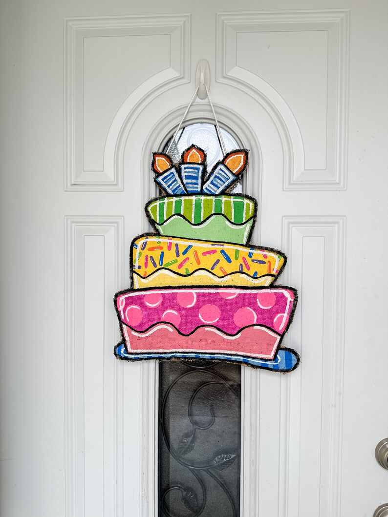 Happy Birthday Door Hanger main image 1
