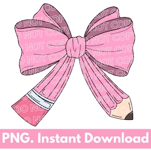 Lehrer Bleistift Bogen png | Pink Lehrer Schleife png | Lehrer png | Bleistift Bogen png