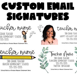 Custom E-mail Signature