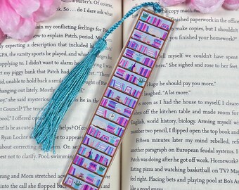 Cat Lover Acrylic Bookmark, Booktok Reading Accessories, Bookish Gift for Cat Mom, Literary Book Club Gift for Teacher, Bookstagram Gifts