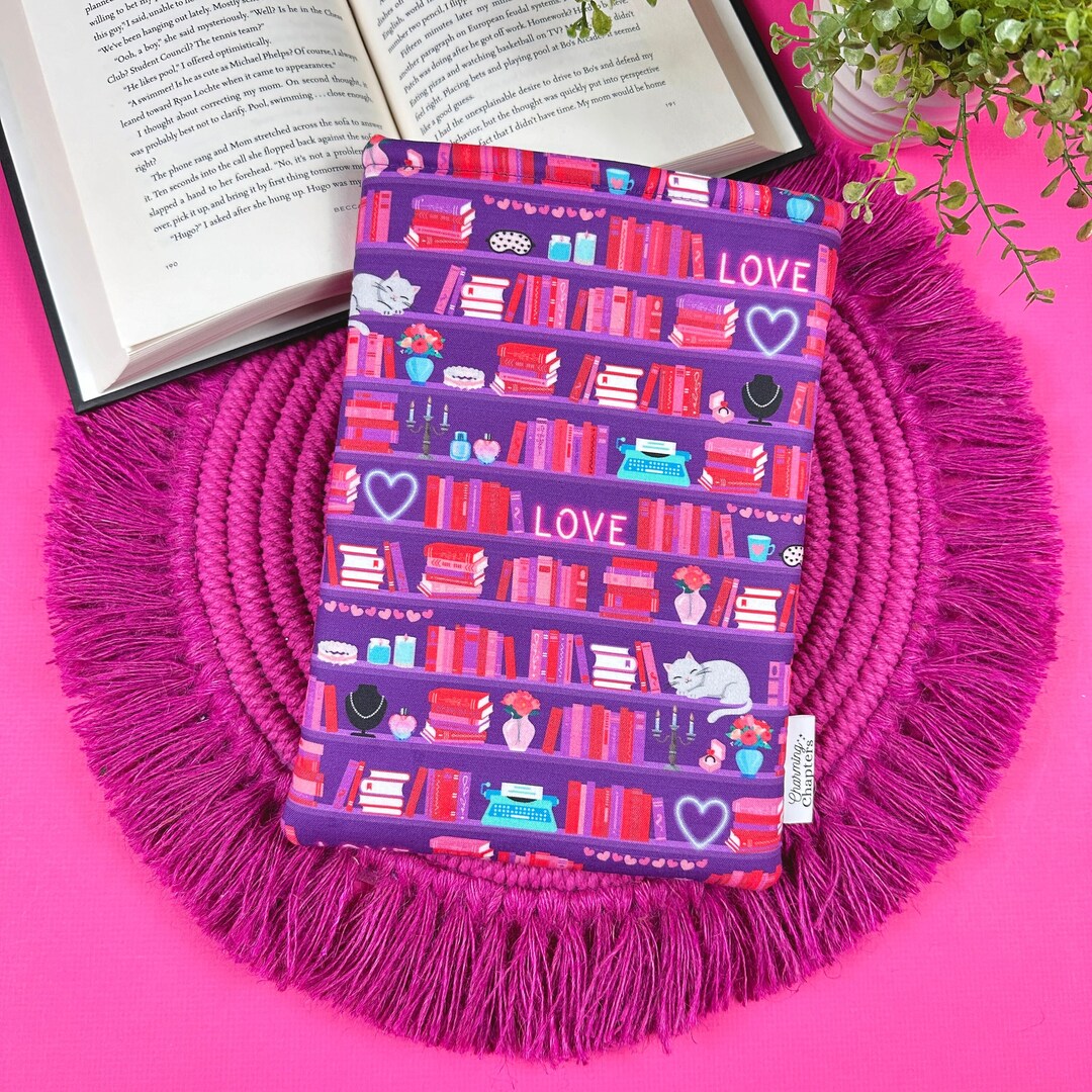 Dark Romance Reader Shelves Book Sleeve, Booktok Reading Accessories