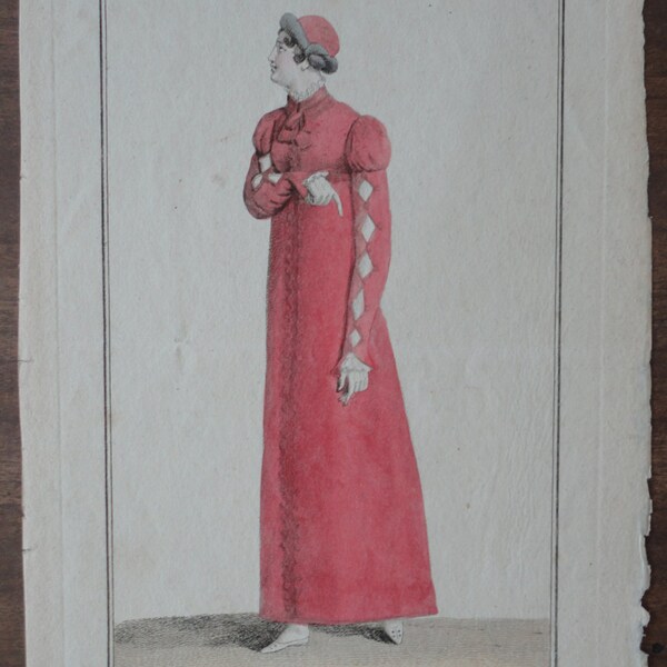 Costumes Parisien Fashion Plate