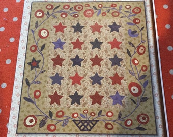 Stars and Poppies Quilt Pattern by Minick and Simpson