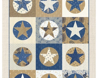 Rolling Stars Quilt Pattern - Minick and Simpson - DOWNLOAD