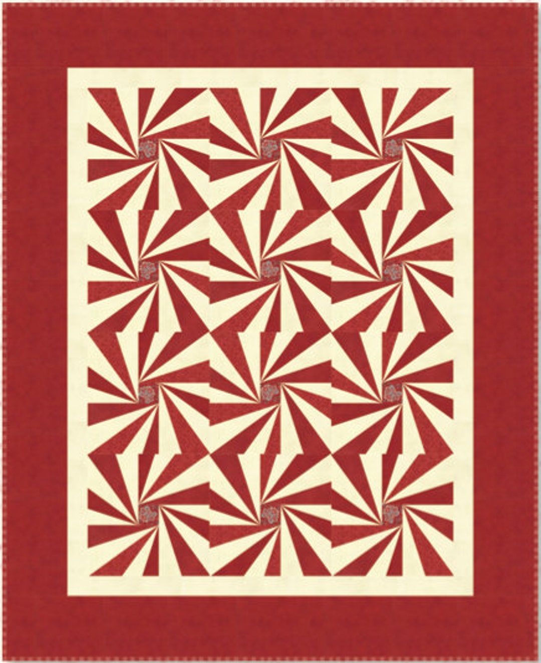 Starburst Quilt Pattern by Minick and Simpson - Download - Etsy