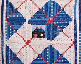 Cabin On The Shore Quilt Pattern