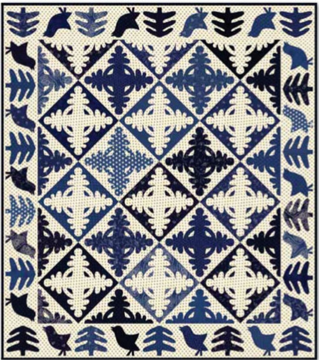 Revival Pattern Indigo Revival Quilt Pattern - Etsy