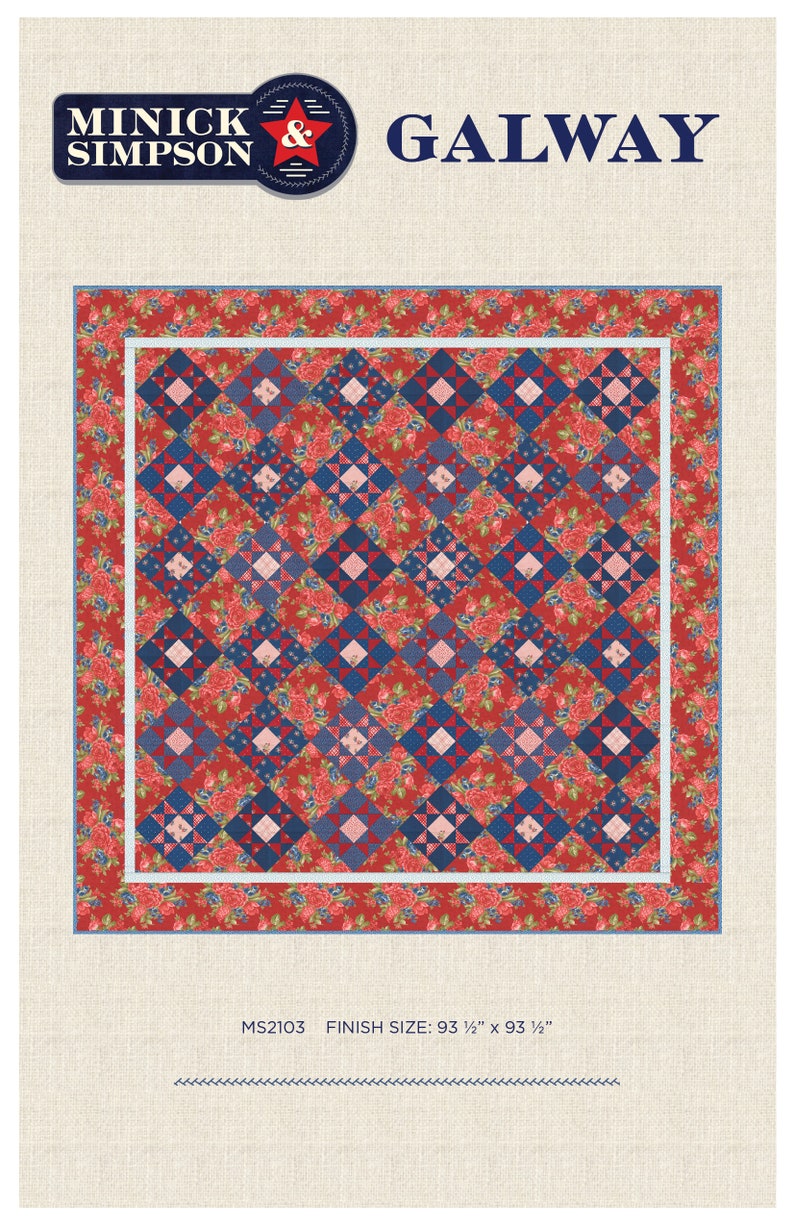 Galway Quilt Pattern DOWNLOAD Etsy