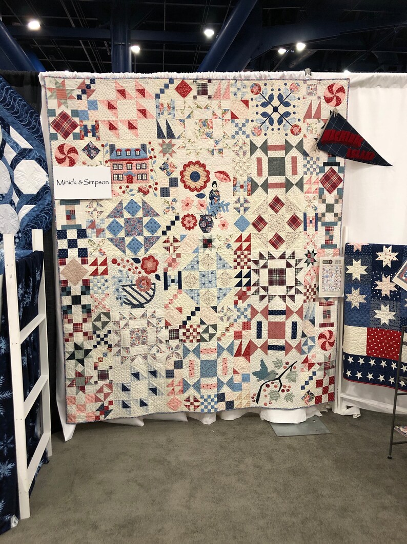 Derby House Quilt Pattern Minick and Simpson Etsy