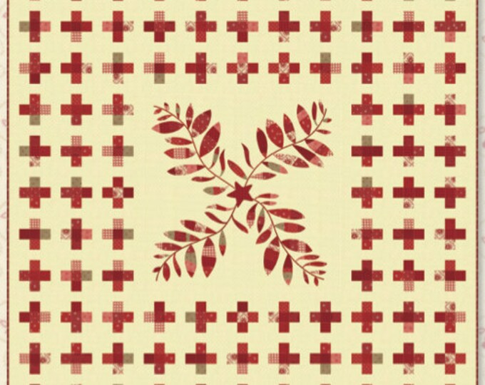 Nightingale Quilt Kit by Minick and Simpson Midwinter Reds Etsy