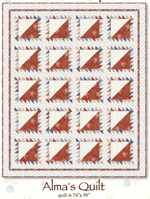 Alma's Quilt Quilt Pattern by Minick and Simpson Etsy