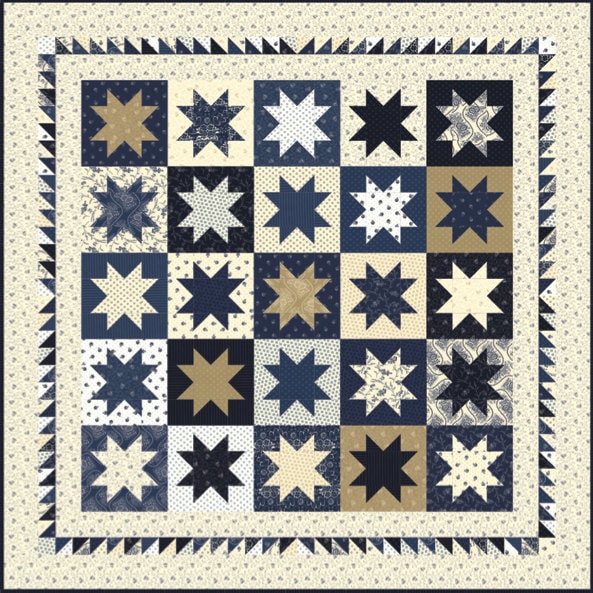 Spinning Stars Quilt Pattern by Minick and Simpson Download Etsy